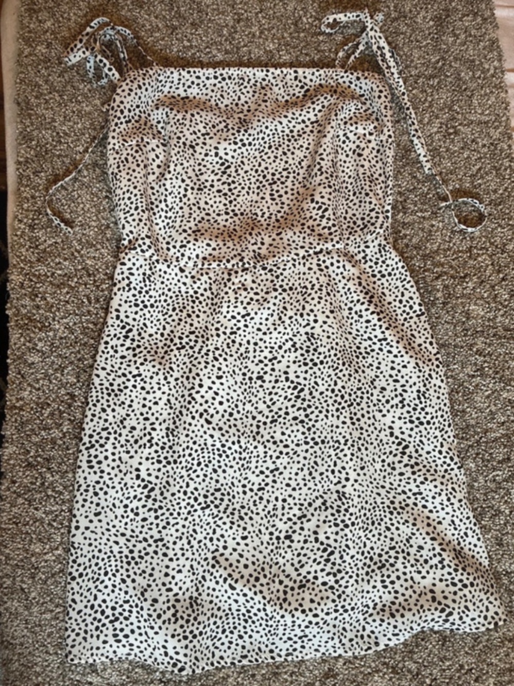 White & Black Dress